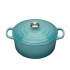 Panela Redonda Signature Azul Caribe n°26 Le Creuset