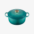 Panela Redonda Signature Blue Riviera n°22 Le Creuset