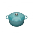 Panela Redonda Signature Azul Caribe n°18 Le Creuset 