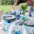 Toalha de Mesa Clarita Azul 2,25x3,60 Dascoli
