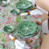 Toalha de Mesa Iznik Verde 2,30x2,30 Dascoli