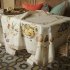 Toalha de Mesa Fiammingo 1,70x1,70 Linho Tessitura Toscana