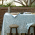 Toalha de Mesa Leopard Azul 1,80x3,80 Linho Matouk