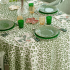 Toalha de Mesa Leopard Verde Redonda 2,75 Linho Matouk