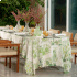 Toalha de Mesa Citrus Garden Verde Redonda 2,30 Linho Matouk
