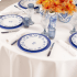 Toalha de Mesa Savannah Garden Branco Redonda 2,30 Matouk