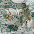 Toalha de Mesa Romã Emerald Redonda 1,80 Linho Matouk
