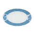 Travessa Oval Coralina Azul G Vista Alegre