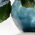 Vaso Guaxs Cubista Azul Oceano 
