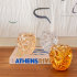 Vaso Lalique Tourbillons Âmbar P