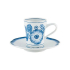 Xícara Café Coralina Azul Vista Alegre
